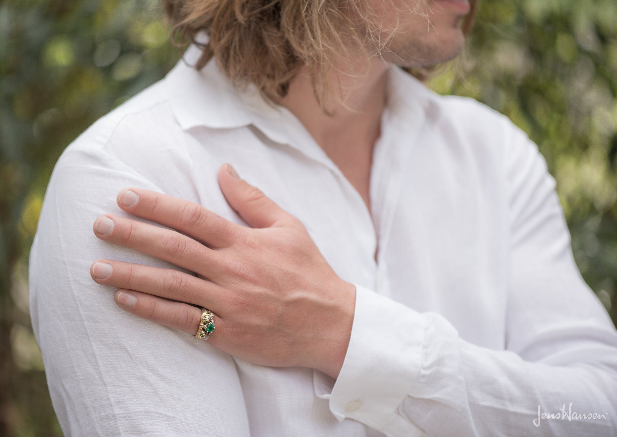 Our Ring for Viggo, White Gold or Platinum & Yellow Gold – Jens Hansen