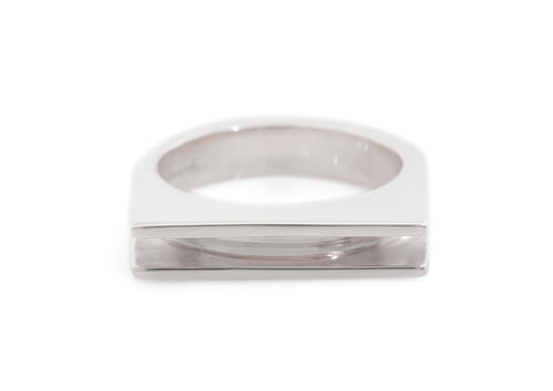 Two Fin Ring, Sterling Silver