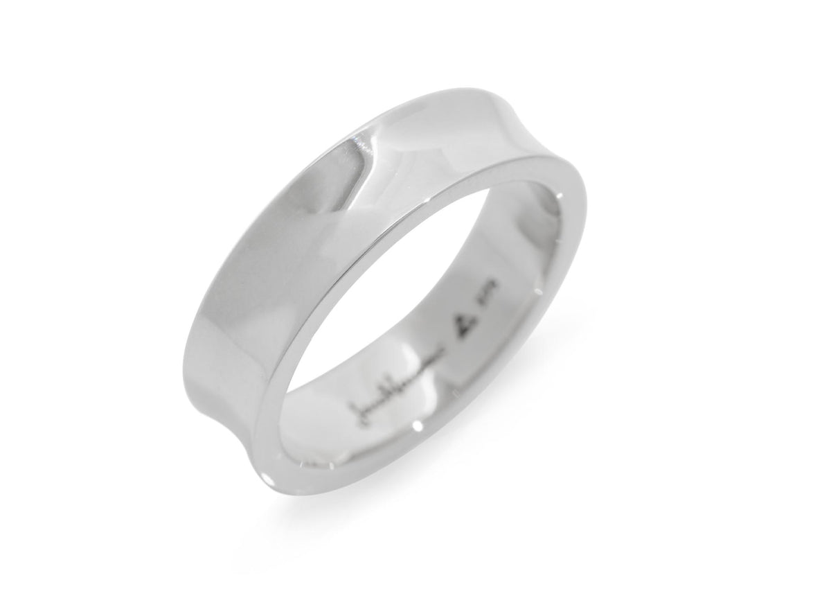JW487/JW488 Concave Band, Sterling Silver