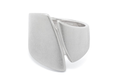 Signature Asymmetric Ring, Sterling Silver