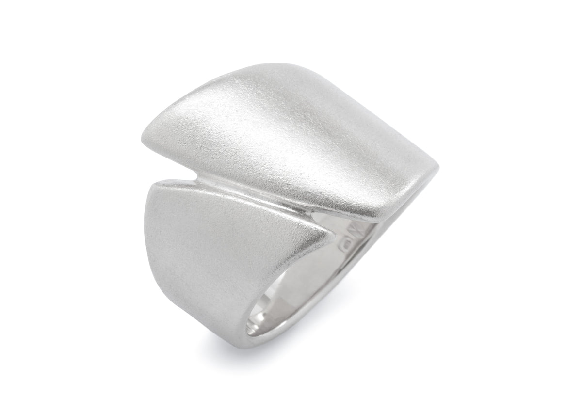 Signature Asymmetric Ring, Sterling Silver