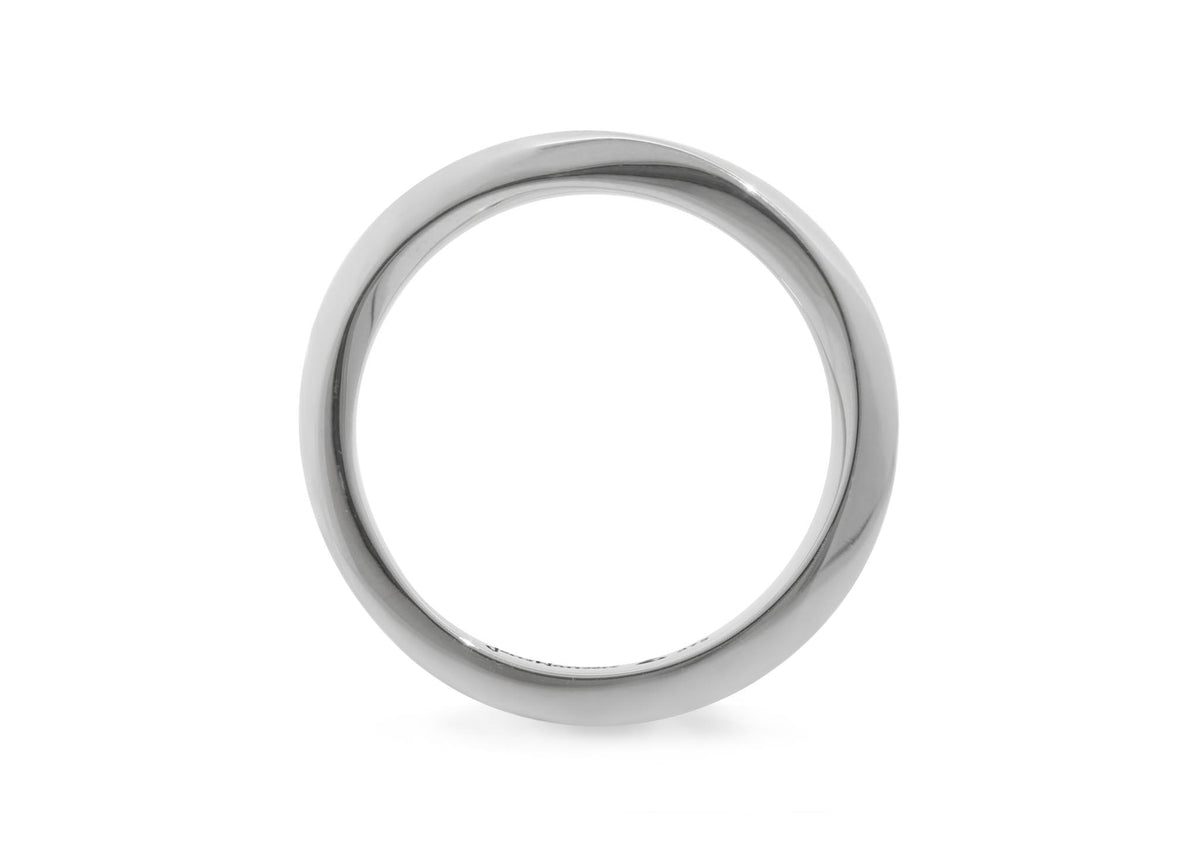 Square Möbius Twist Ring, Sterling Silver
