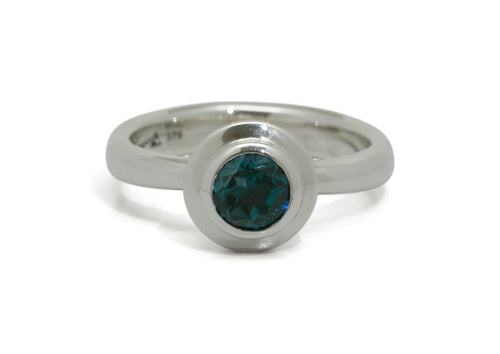 JW656 Gemstone Ring, White Gold & Platinum