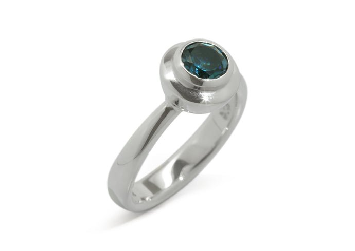 JW656 Gemstone Ring, Sterling Silver