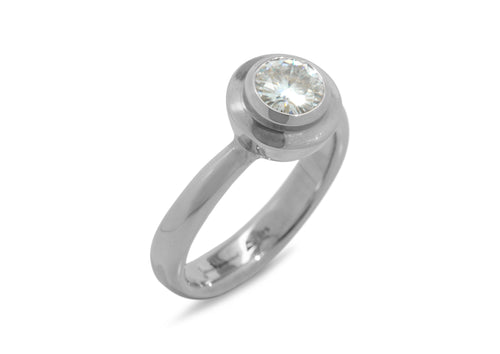 JW656 Gemstone Ring, Sterling Silver