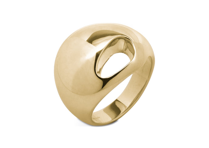 The Secret Kiwi Ring, Yellow Gold