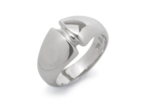 JW6 Dome Ring, Sterling Silver
