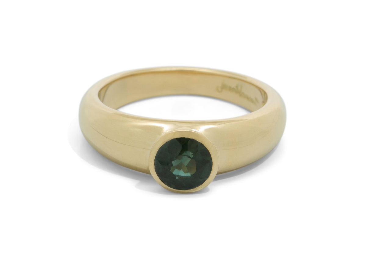 JW73 Gemstone Ring, Yellow Gold