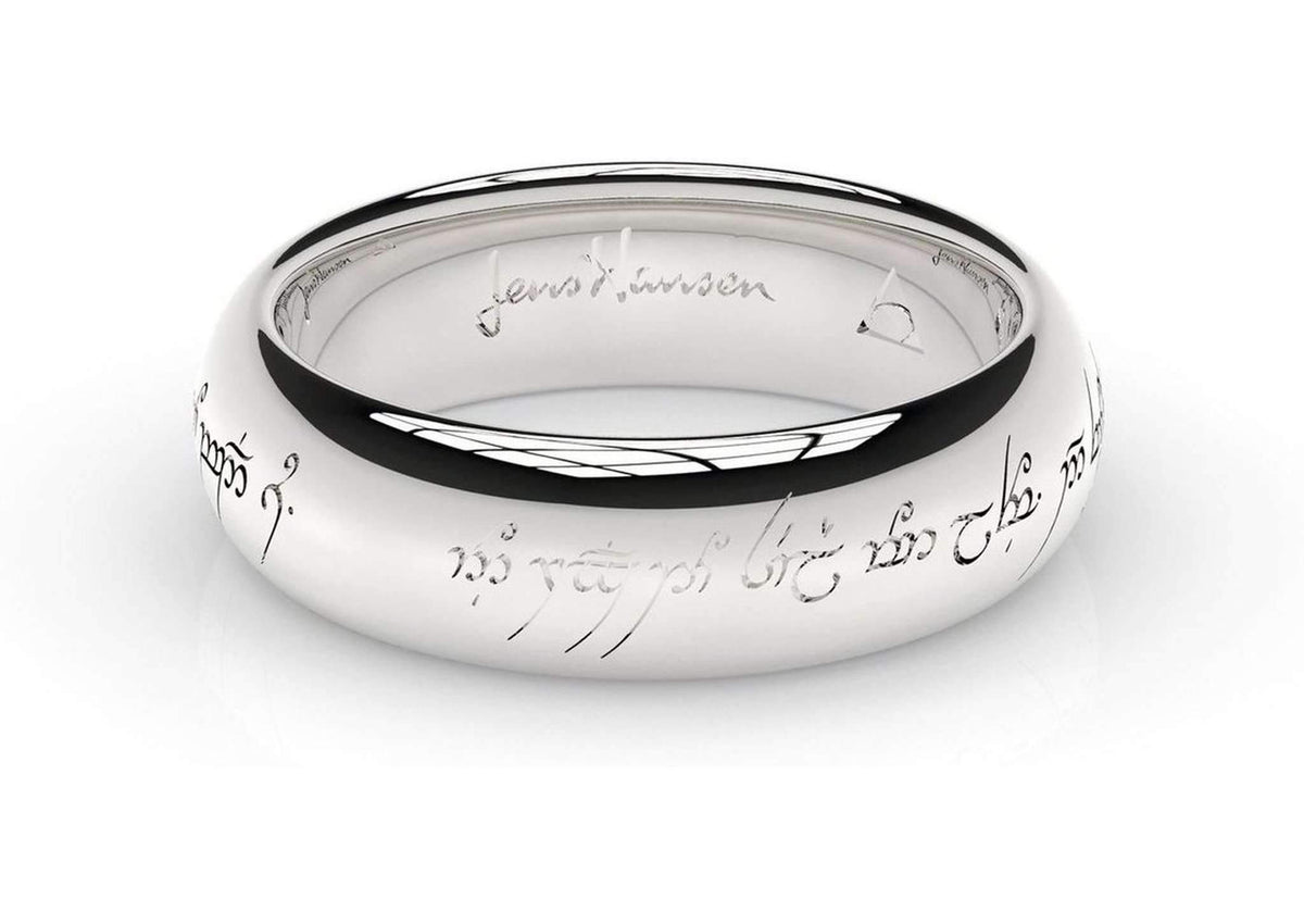 Little Elvish Love Ring White Gold & Platinum