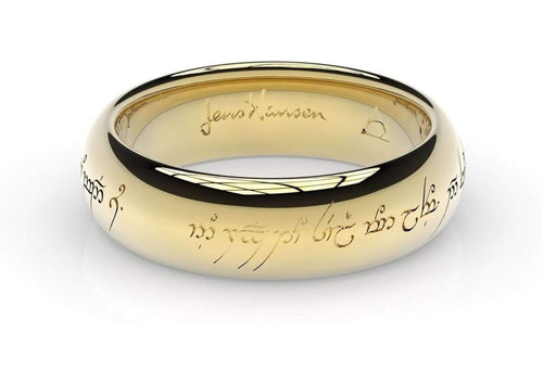 Little Elvish Love Ring Yellow Gold – Jens Hansen