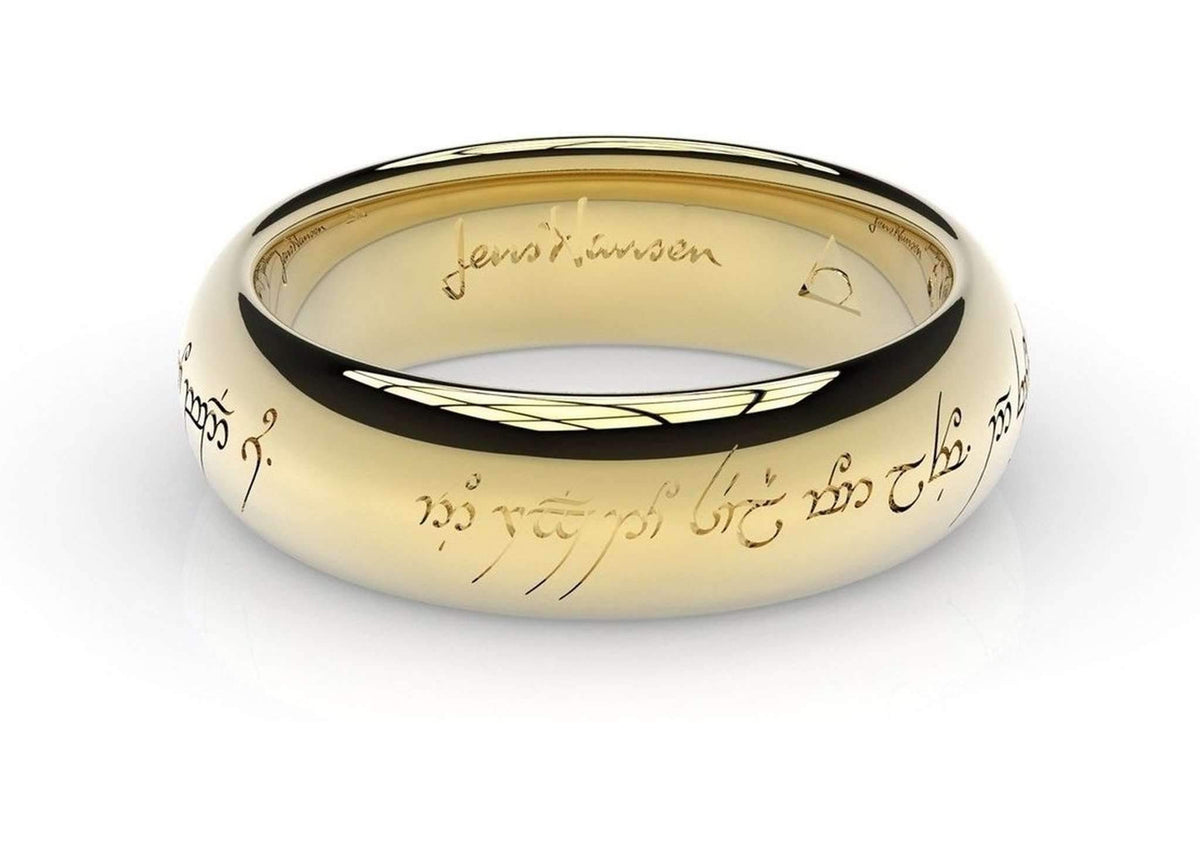 Little Elvish Love Ring Yellow Gold