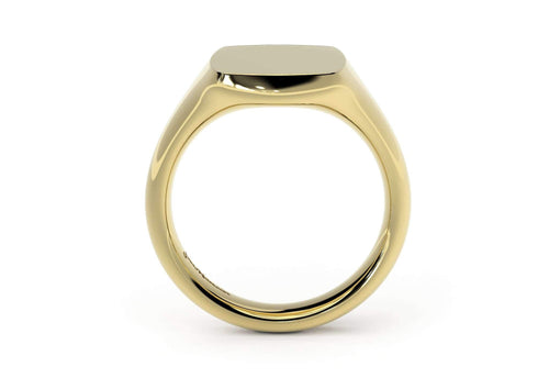 Quadrant Signet Ring, Yellow Gold