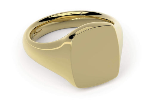 Quadrant Signet Ring, Yellow Gold