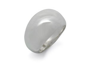 JW18 Dome Ring, Sterling Silver