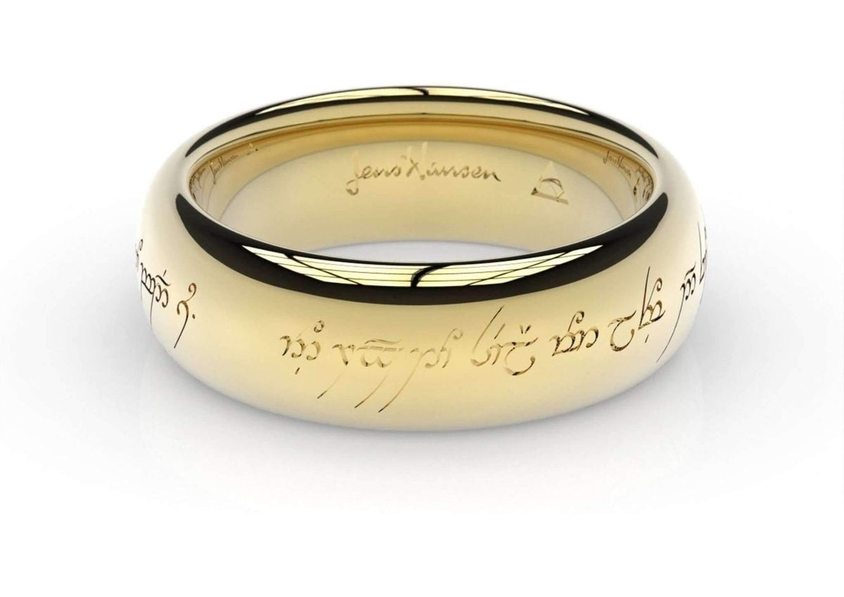 Elvish Love Ring Yellow Gold