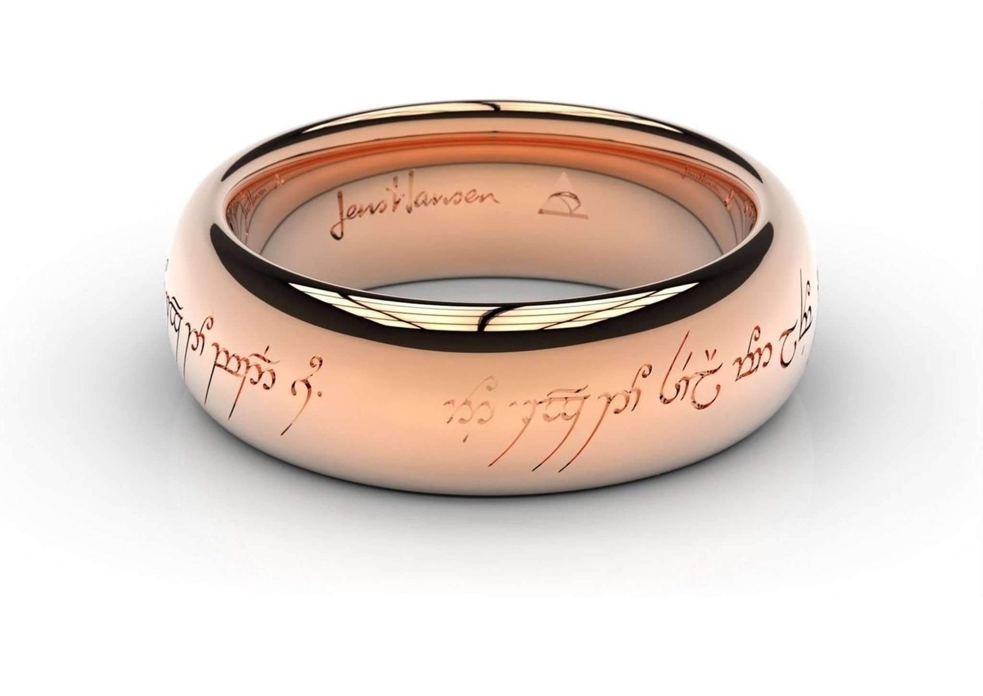 Elvish Love Ring Red Gold   - Jens Hansen
