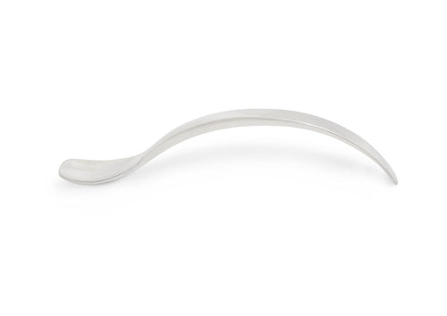 Long Curved Handle Spoon, Pure Silver