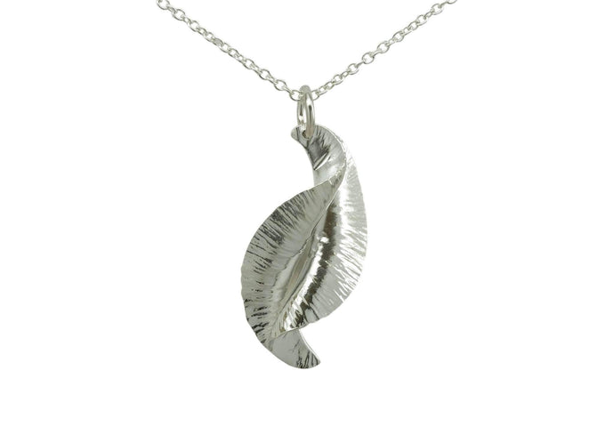 WIII Spring Leaf Pendant, Pure Silver