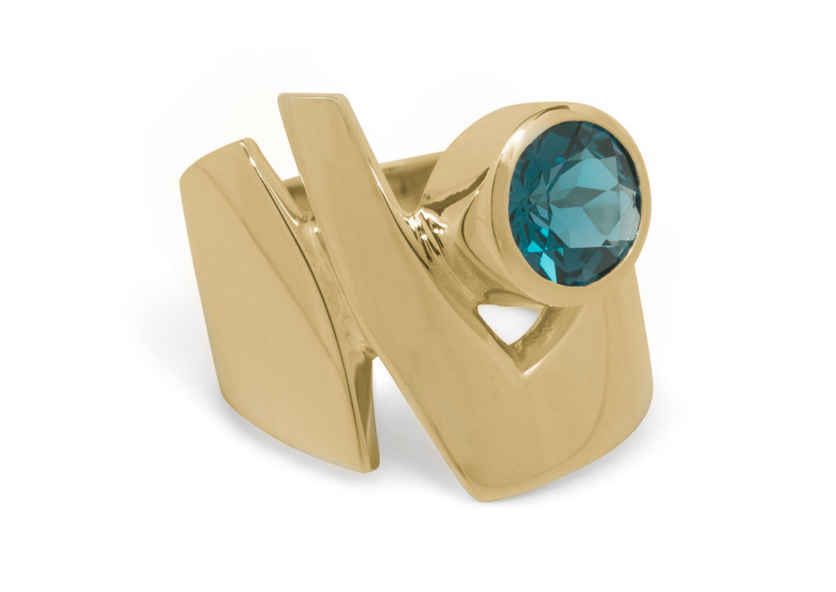 Signature Cocktail Ring, Yellow Gold