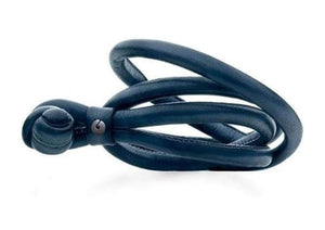 Design bracelet in leather-by-Ole Lynggaard-from official stockist-Jens Hansen