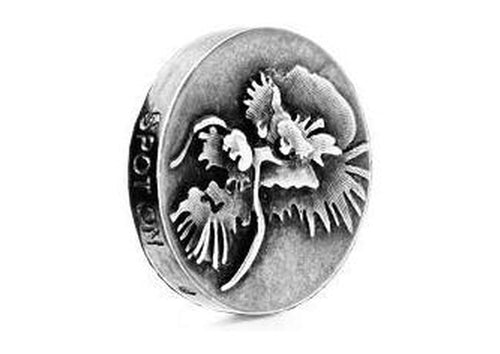 Spot On Charm in Sterling Silver Oxidised