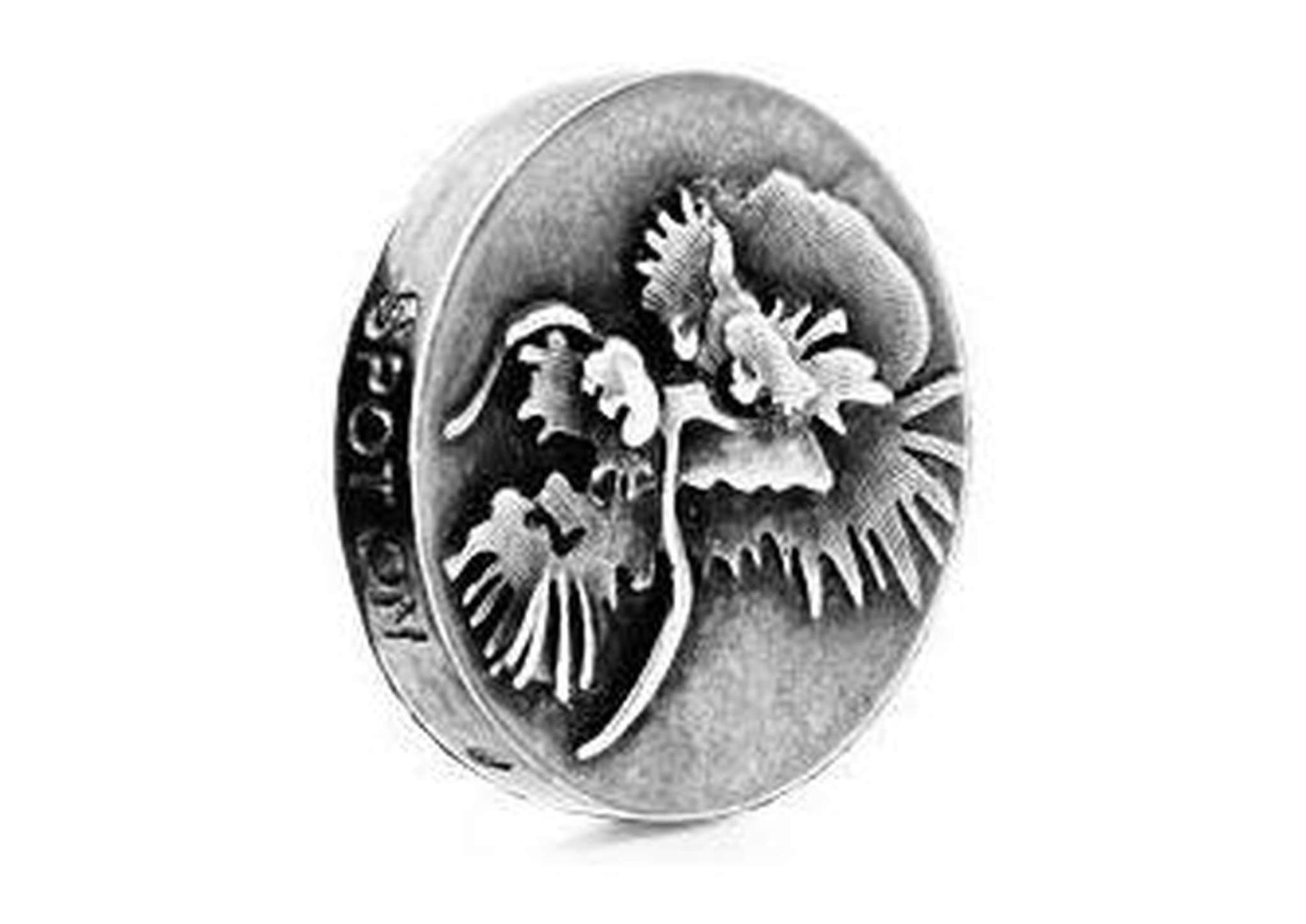 Spot On Charm in Sterling Silver Oxidised