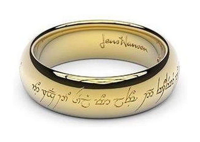 Little replica Ring, 14ct Yellow Gold