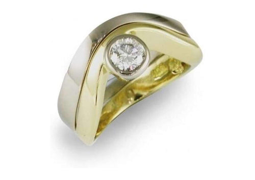 18ct Gold Diamond Engagement Ring Design   - Jens Hansen