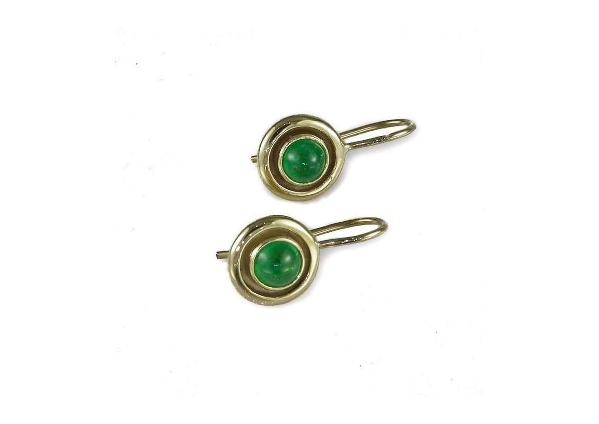 9ct Emerald Earrings   - Jens Hansen