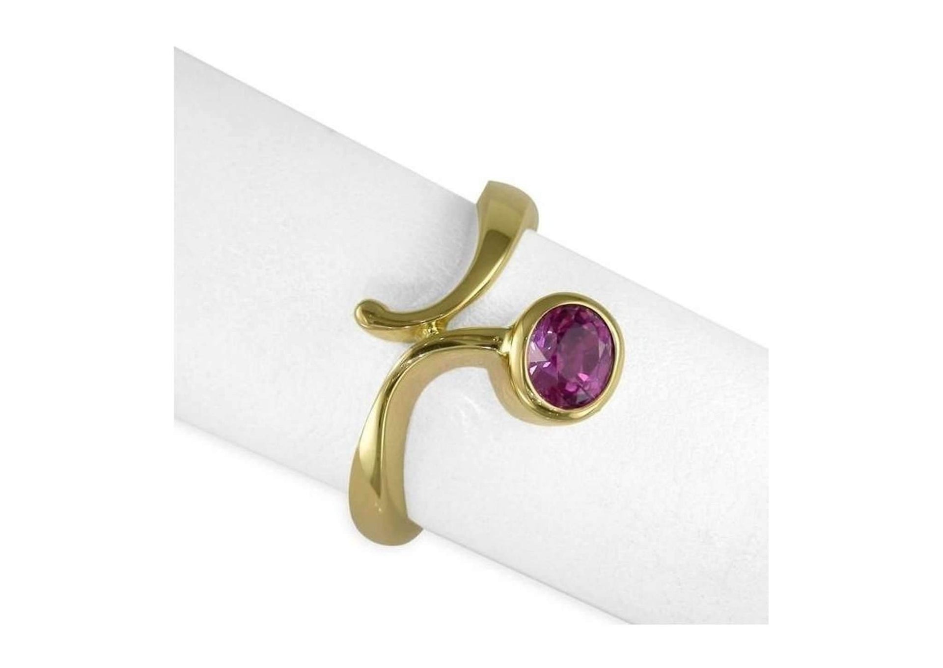 9ct Gold & Pink Tourmaline Ring   - Jens Hansen