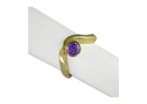 9ct Gold & Purple Amethyst Ring   - Jens Hansen