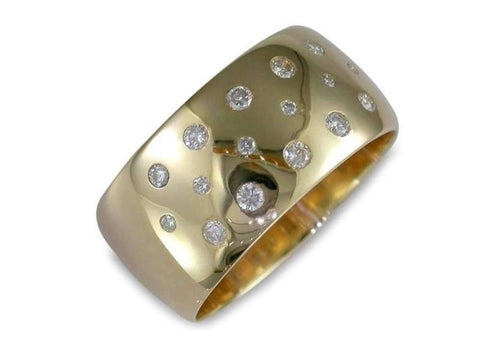 9ct Gold and Diamond Ring   - Jens Hansen