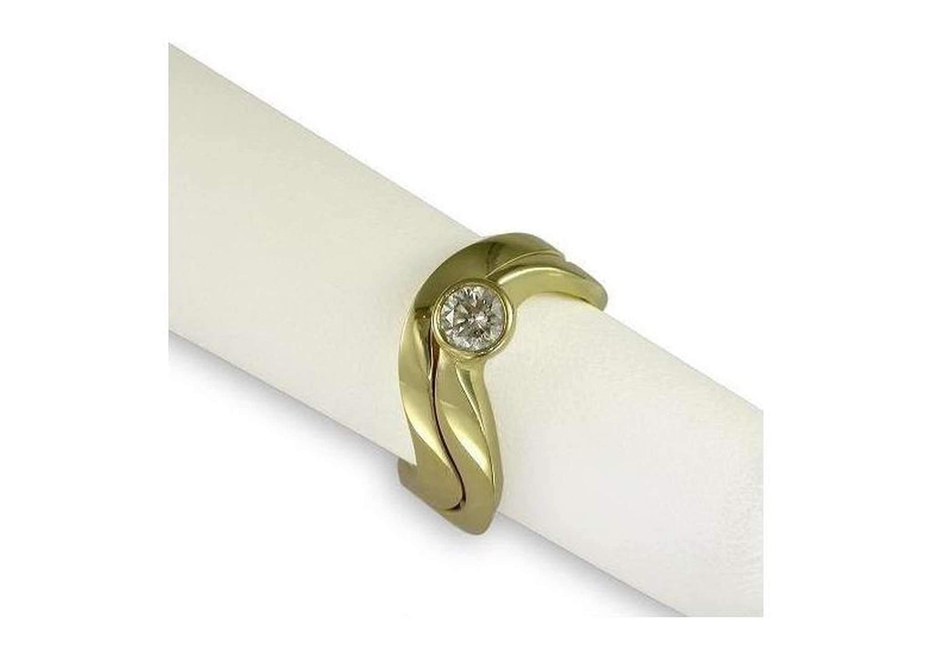 18ct Gold Diamond Ring Set   - Jens Hansen