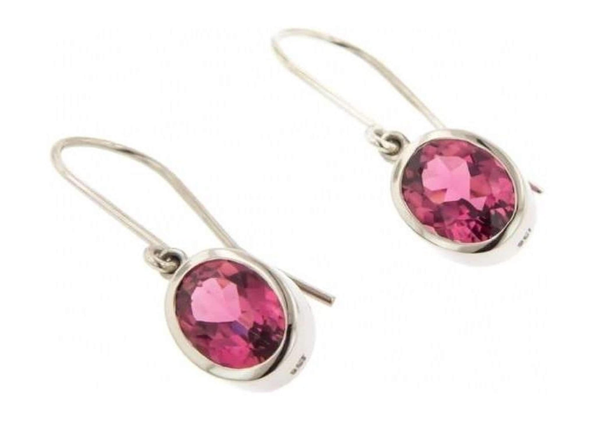 White Gold & Pink Tourmaline Earrings – Jens Hansen