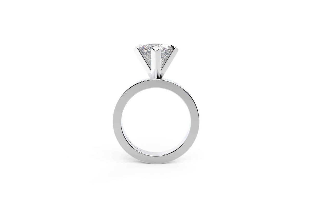 The Jens Hansen Solitaire, White Gold & Platinum