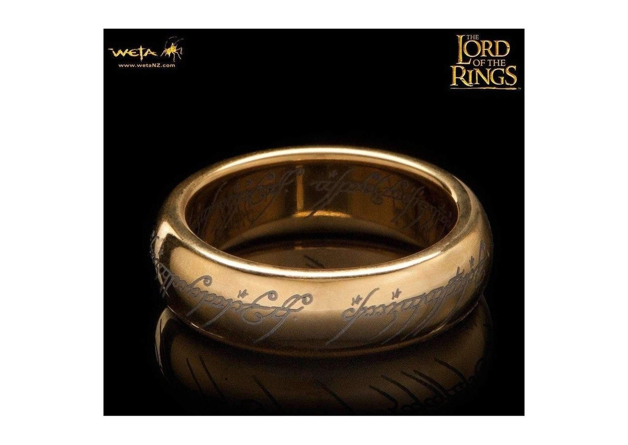 Lord of the Rings: The Ring: Gold Plated Tungsten Carbide – Jens Hansen