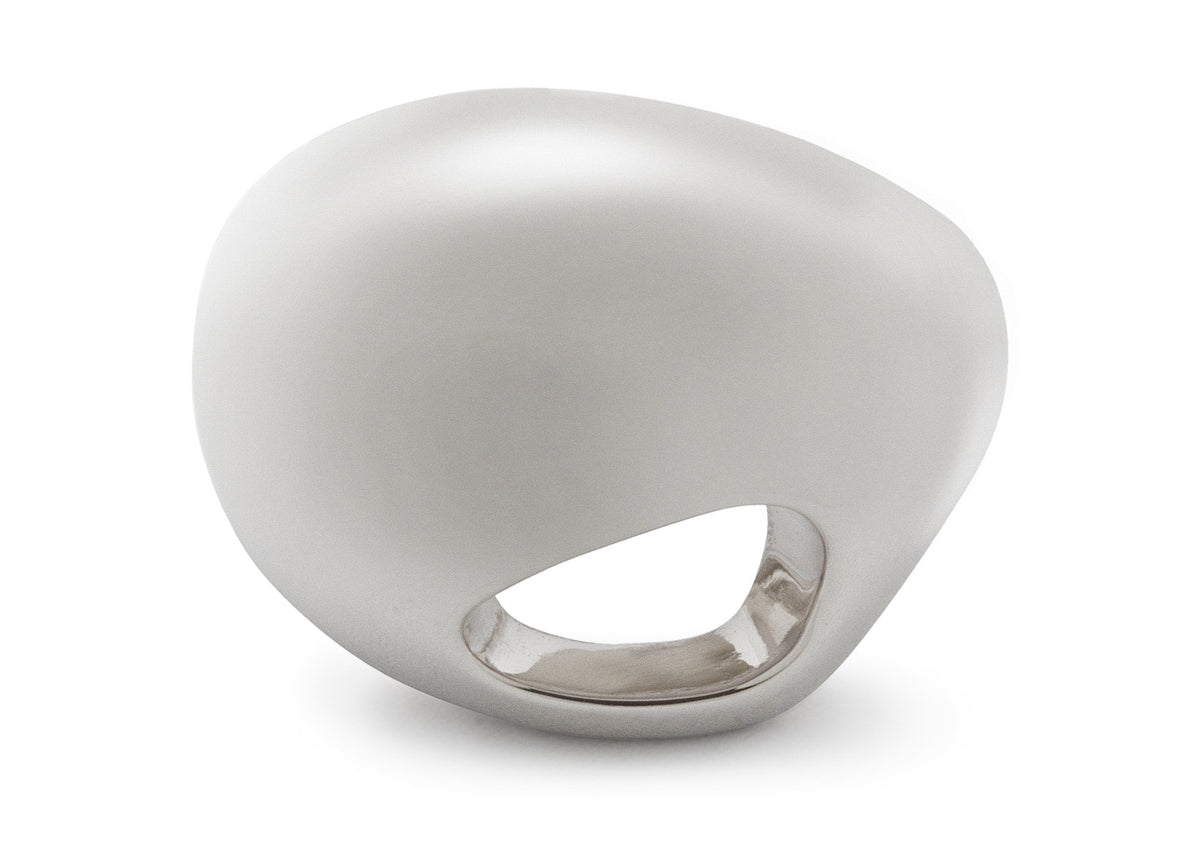 The Secret Kiwi Ring, White Gold & Platinum