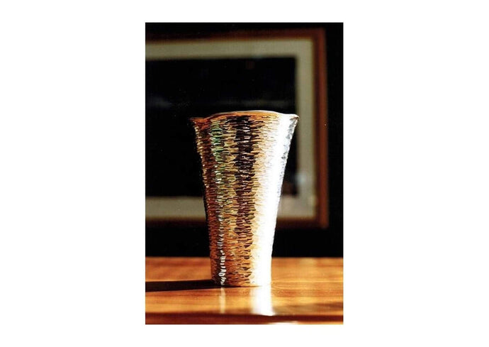 Hand raised Pure Silver vase   - Jens Hansen